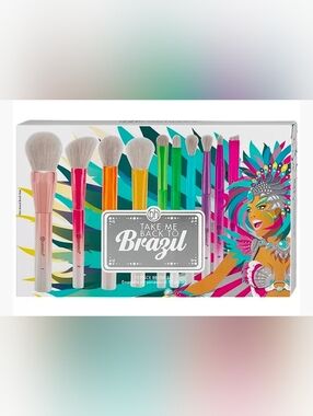 BH Cosmetics Multicolor 10-Piece Makeup Brush Set - BNIB